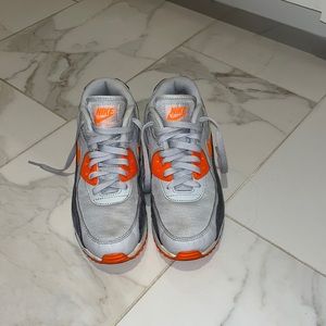 Orange and Grey Nike Air Max
